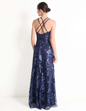 Vestido maxi de fiesta Rue De La Paix espalda cruzada