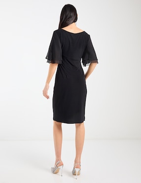 Vestido 3/4 de fiesta Connected Apparel escote V