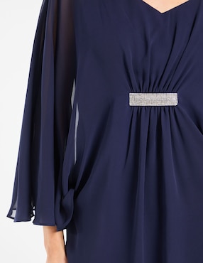 Vestido corto de fiesta Connected Apparel escote V