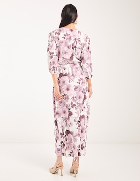 Vestido largo de fiesta Connected Apparel escote V