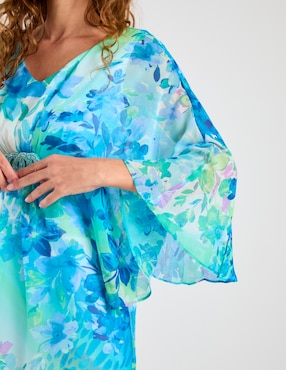 Vestido corto de fiesta Connected Apparel escote V