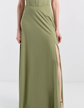 Vestido maxi de fiesta Rue de la Paix escote corazón