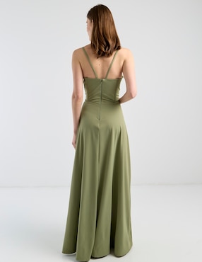 Vestido maxi de fiesta Rue de la Paix escote corazón