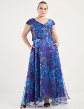 Vestido maxi de fiesta The Pattern escote V