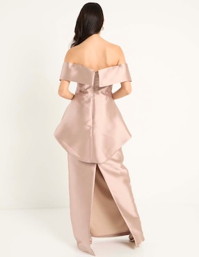 Vestido maxi de fiesta Mia Paluzzi escote corazón