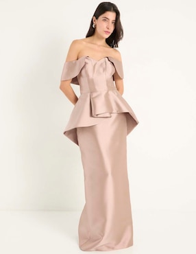 Vestido maxi de fiesta Mia Paluzzi escote corazón