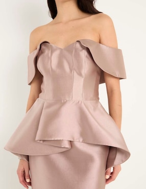 Vestido maxi de fiesta Mia Paluzzi escote corazón