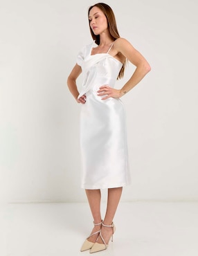 Vestido midi novia Mia Paluzzi para mujer