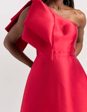 Vestido mixi de fiesta Mia Paluzzi escote regular