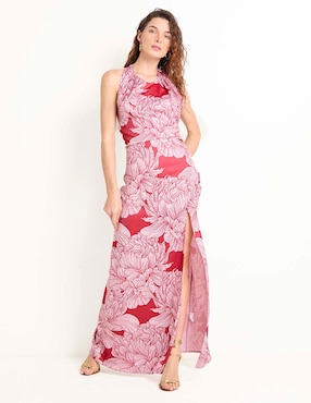 Vestido largo de fiesta Zomos By Sofia Simon espalda abierta