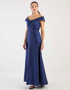 Vestido maxi de fiesta Ema Valdemossa escote V