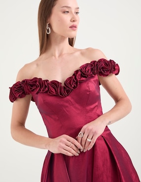 Vestido maxi de fiesta Ema Valdemossa escote V