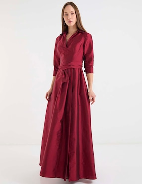 Vestido maxi de fiesta Ema Valdemossa escote V