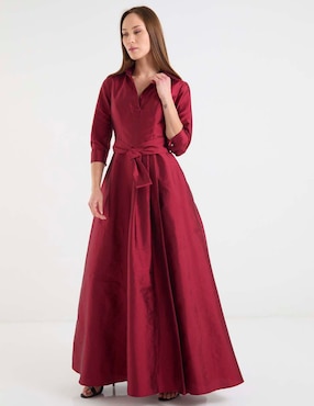 Vestido maxi de fiesta Ema Valdemossa escote V