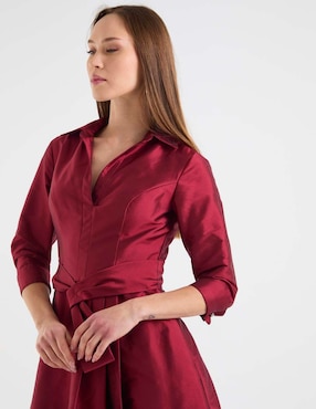 Vestido maxi de fiesta Ema Valdemossa escote V