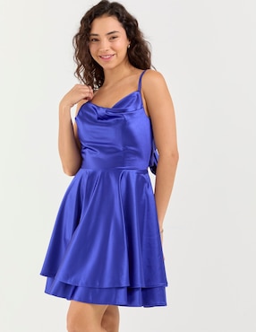 Vestido corto de fiesta Rue escote corazón