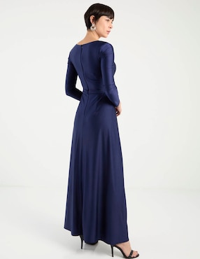 Vestido maxi fiesta Rue de la Paix escote cuadrado