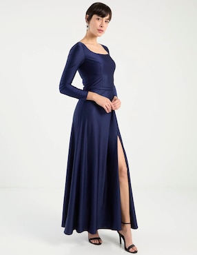 Vestido maxi fiesta Rue de la Paix escote cuadrado