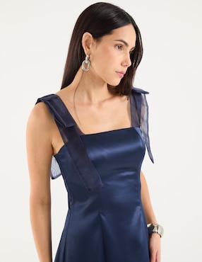 Vestido maxi de fiesta Rue De La Paix escote cuadrado