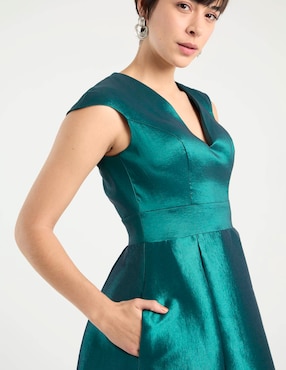 Vestido maxi de fiesta Rue de la Paix espalda abierta