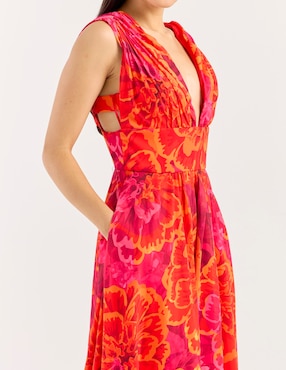Vestido maxi de fiesta Rue De La Paix escote V