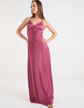 Vestido maxi de fiesta Rue de la Paix escote V
