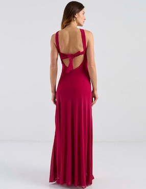 Vestido maxi de fiesta Rue de la Paix espalda abierta