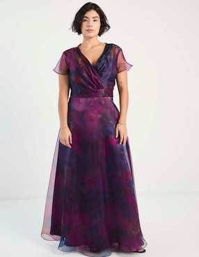 Vestido maxi de fiesta The Pattern escote V