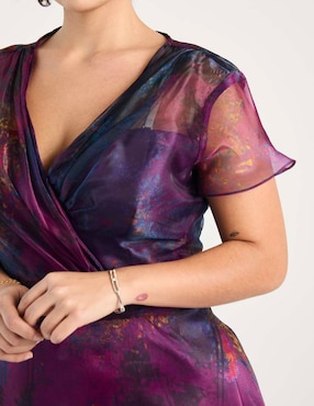 Vestido maxi de fiesta The Pattern escote V