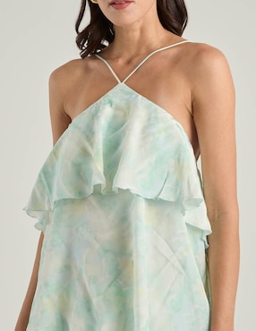 Vestido midi de fiesta Mare Mare espalda abierta