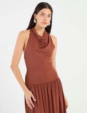 Vestido largo de fiesta Mare Mare espalda abierta