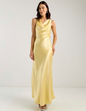 Vestido largo de fiesta Mare Mare espalda abierta