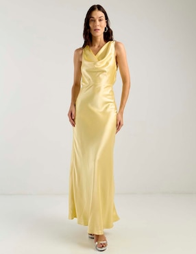 Vestido largo de fiesta Mare Mare espalda abierta