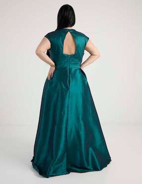 Vestido maxi de fiesta Ema Valdemossa Curvy escote V