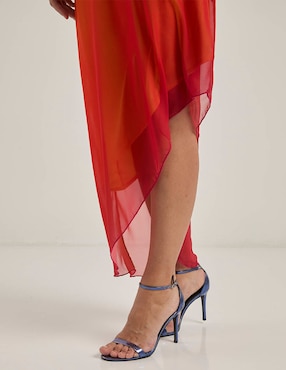 Vestido midi de fiesta Bebe escote medio