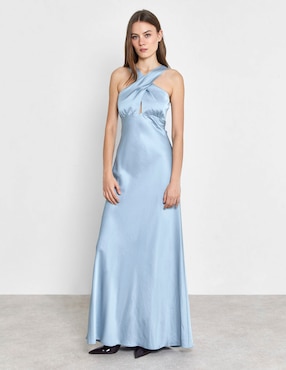 Vestido maxi de fiesta Trucco espalda abierta