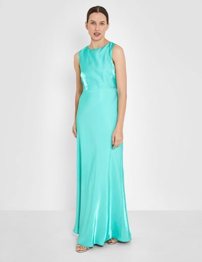 Vestido maxi de fiesta Trucco espalda cruzada