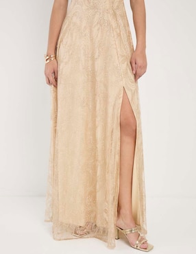 Vestido maxi de fiesta Rue de la Paix escote V
