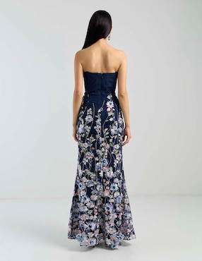 Vestido maxi de fiesta Dress The Population escote V