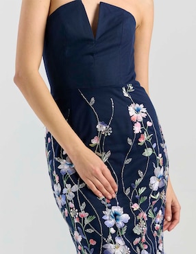 Vestido maxi de fiesta Dress The Population escote V