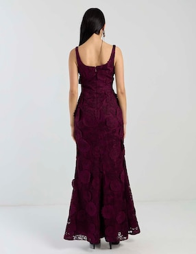 Vestido largo de fiesta Dress The Population escote cuadrado