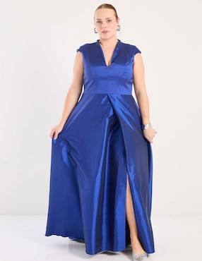 Vestido maxi de fiesta The Pattern escote medio