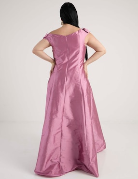 Vestido maxi de fiesta The Pattern escote bardot