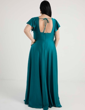 Vestido maxi de fiesta The Pattern escote V