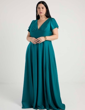 Vestido maxi de fiesta The Pattern escote V