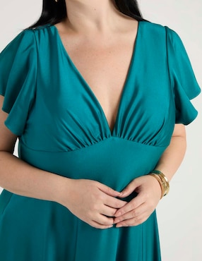 Vestido maxi de fiesta The Pattern escote V