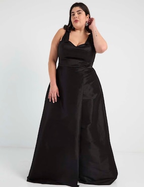 Vestido maxi de fiesta The Pattern escote corazón