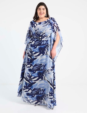 Vestido largo de fiesta Ema Valdemossa Curvy escote regular
