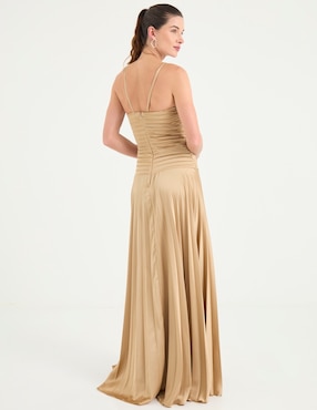 Vestido maxi de fiesta Rue De La Paix escote cuadrado