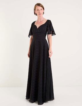 Vestido maxi de fiesta Damaia Atelier escote corazón